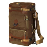 Сумка-рюкзак С-27К с кожаными накладками (цвет: коричневый)