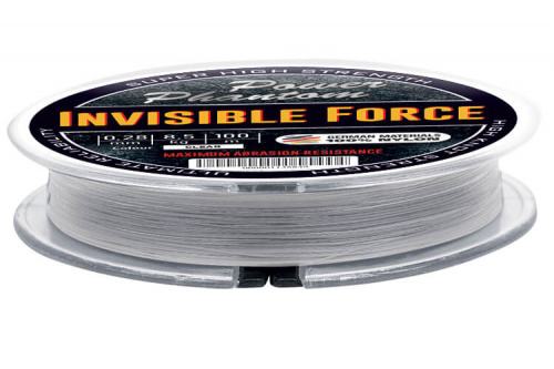 Леска Power Phantom Invisible Force CLEAR 0,30mm, 10,6kg 100m фото 2