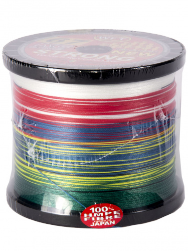 Леска плетёная WFT KG STRONG Multicolor 1000/032 фото 2