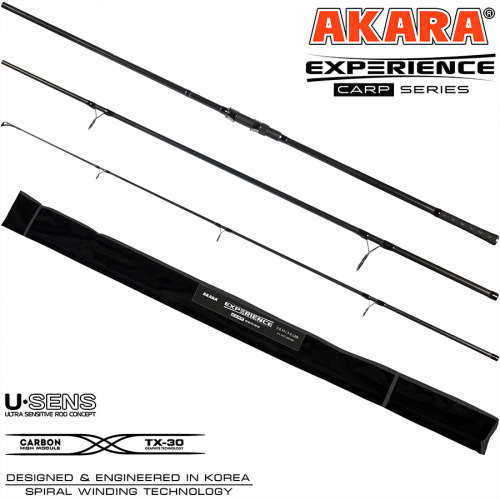 Уд. шт. уг. карп. 3 колена Akara Experience Carp 3,5 Lb 3,6 м