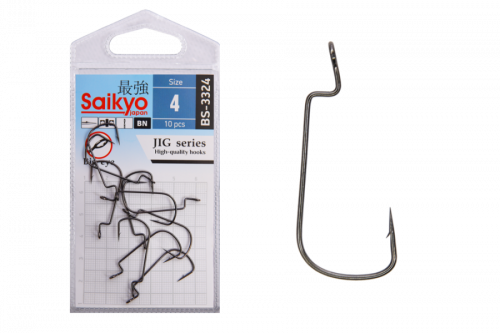 Крючки Saikyo BS-3324 BN № 4 (10 шт)