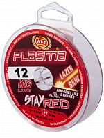 Леска плетёная WFT KG PLASMA LAZER SKIN Stay Red 150/010