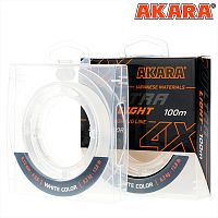 Шнур Akara Ultra Light White 100 м 0,10