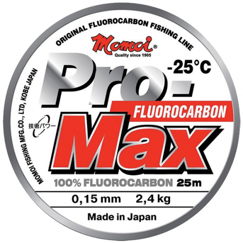 Леска Pro-Max Fluorocarbon, 25м 0,25мм 6,0кг