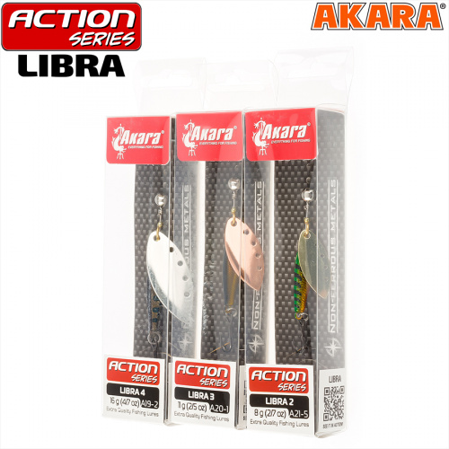 Блесна вращ. Akara Action Series Libra 4 16 гр. 4/7 oz. A21-2 фото 3