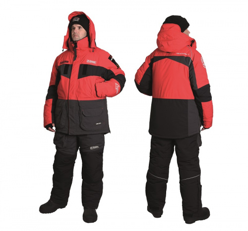 Костюм зимний Alaskan NewPolar 2.0 красный/серый/черный  L (куртка+полукомбинезон)