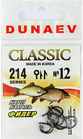 Крючок Dunaev Classic 214 #12 (упак. 9 шт)