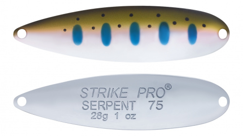 Блесна колеблющаяся Strike Pro Serpent Treble 65H, (ST-010A1#485-1-CP)