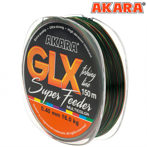 Леска Akara GLX Super Feeder 150 м 0,35 мм мультиколор фото 3