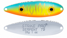 Блесна колеблющаяся Strike Pro Serpent Single 65M, цвет: A252S Bullfinch Mat Tiger, (ST-010AS#A252S-