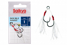 Крючки Saikyo DOUBLE ASSIST SDA №1 (2 пары)