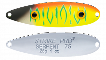 Блесна колеблющаяся Strike Pro Serpent Double 75M, цвет: A242S Sunrise Mat Tiger, (ST-010BD#A242S-CP