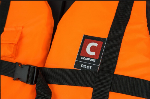 Жилет Comfort Pilot Лоцман спасательный с подгол.и свистком 80-120 кг (сертиф.) фото 3