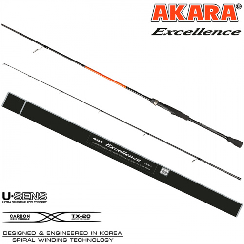 Сп. шт. уг. 2 колена Akara Excellence ML 702 (3-17) 2,1 м фото 2