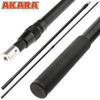 Ручка для подсачека Akara регулируемая длина 200 см черная