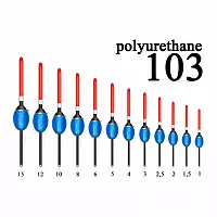 Поплавок Wormix полиуретан, серия 103, 2,0гр, 10шт/уп