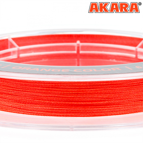 Шнур Akara Ultra Light Orange 100 м 0,10 фото 4
