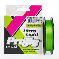 Шнур ProJig UltraLight 150м, светло-зеленый, 0,09мм, 4,6кг
