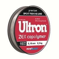 Леска ULTRON Zex Copolymer 0,40мм, 100м, 18кг, прозр.
