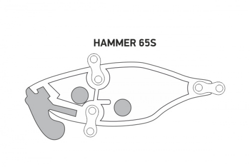 Воблер LureMax HAMMER 65mm 15г цв. 043 фото 2