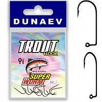 Крючок Dunaev Trout Super Worm # 4 (упак. 5 шт)