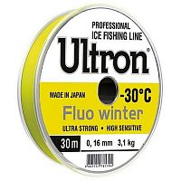 Леска ULTRON Fluo Winter, 30м 0,12мм 1,7кг