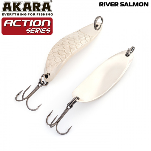 Блесна колеб. Akara Action Series River Trout 60 18 гр. 5/8 oz. Sil-Cu фото 3