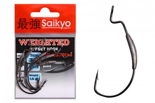 Крючки Saikyo BS-2333 Weighted BN №3/0 (5 шт)