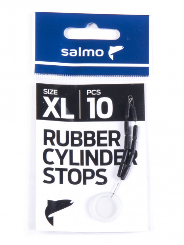 Стопоры резиновые Salmo RUBBER CYLINDER STOPS р.004XL 10шт. фото 2