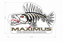 Наклейки Maximus "Рыба" new  295*193