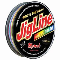 Шнур JigLine Multicolor 150м, 0,16мм, 12,0кг