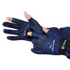 Перчатки демисезонные без пальцев softshell ПЧ-09 (Цвет - CAMO BLUE, размер M, фирменная печать AQUATIC)