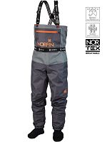 Полукомбинезон заброд. Norfin PILOT STOCKINGFOOT GRAY 02 р.MS