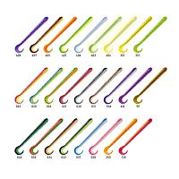 Приманка ZUB-WORM-ZANDER 108мм(4,3")-5шт, (Цвет 409) машинное масло верх - желтый низ