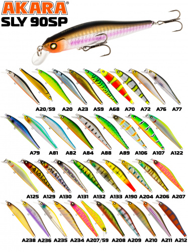 Воблер Akara Sly 90SP 9 гр. A234