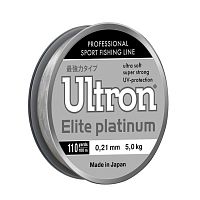 Леска ULTRON Elite Platinum 0,16мм, 100м, 3,1кг, серебр.