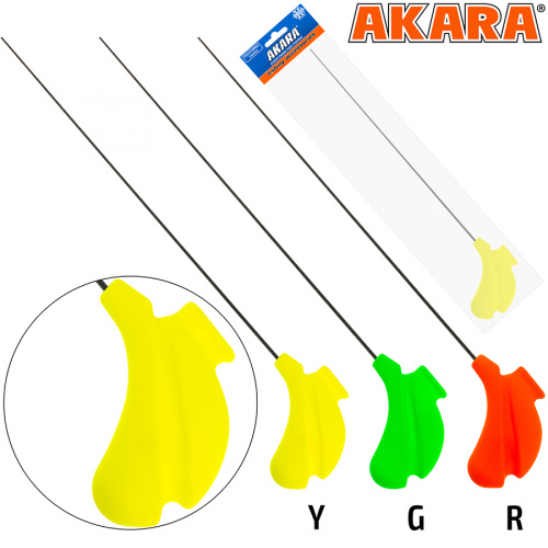 Уд. зим. Akara Master Jig M 405 (4-21 гр.) Yellow (хлыст жёсткий Hi Carbon)