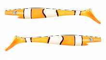 Силиконовая приманка Strike Pro Pig Shad Jr, цвет: Clownfish, (уп./2шт.), (SP-172C#C130)