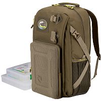Рюкзак РК-02Х рыболовный с коробками FisherBox (цвет: хаки)