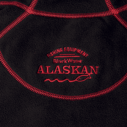 Куртка флисовая Alaskan Black Water черная    S с капюшоном фото 2