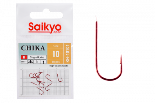 Крючки Saikyo KH-10101 R CHIKA №10 (10 шт.)