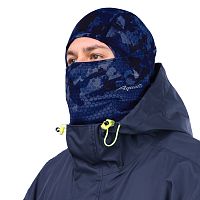 Балаклава горнолыжная softshell (Цвет - CAMO BLUE, без размера, фирменная печать AQUATIC)