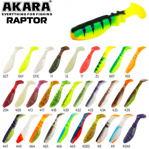 Рипер Akara Raptor R-3 7,5 см 011C (3 шт.)