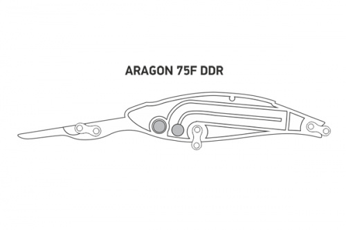 Воблер LureMax ARAGON 75F DDR-026 11 г. фото 2