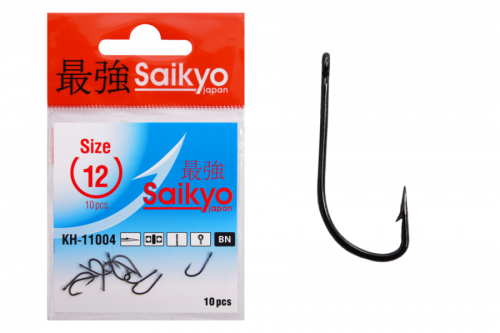 Крючки Saikyo KH-11004 Crystal BN  №12 (10шт)