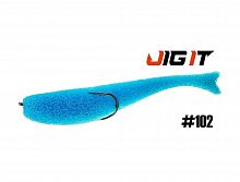 Поролоновая Рыбка Незацеп Jig It Пакет 5 шт 85 мм Цвет 102