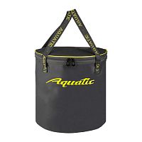 Герметичное ведро AQUATIC В-14С для замешивания корма с крышкой 30л (цвет: синий)