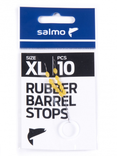 Стопоры резиновые Salmo RUBBER BARREL STOPS р.004XL 10шт. фото 2