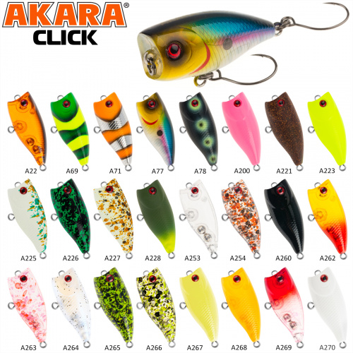 Воблер Akara Click 35F 3,0 гр.A263