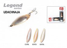 Блесна колеб. Akara Legend Udachnaja со вставкой 80 мм 25 гр. Go(Sil)